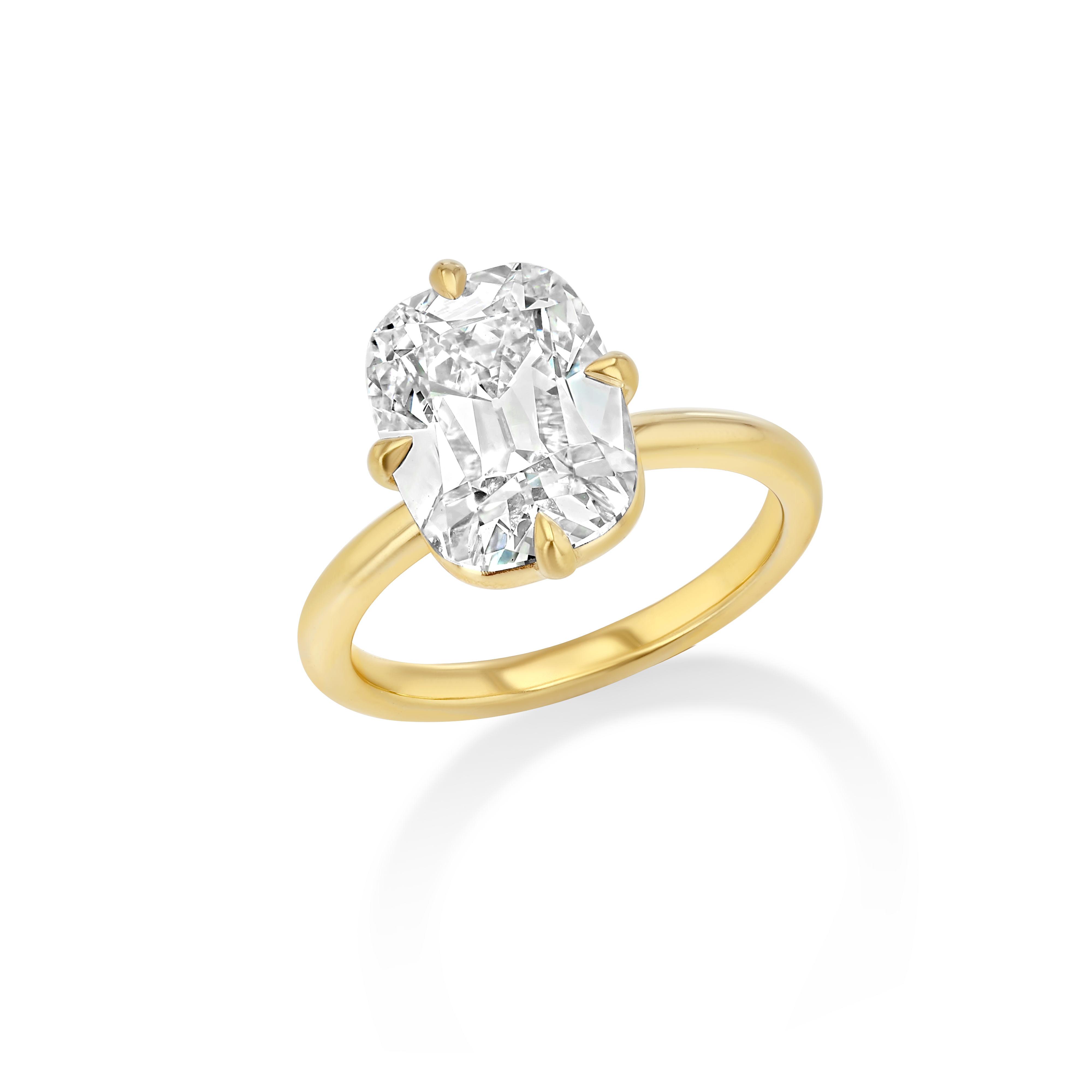 Real Fine Signature Setting with Compass Prongs, image 2 of 2