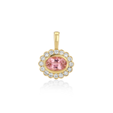 Petite East West Heirloom Pendant in Rosy
