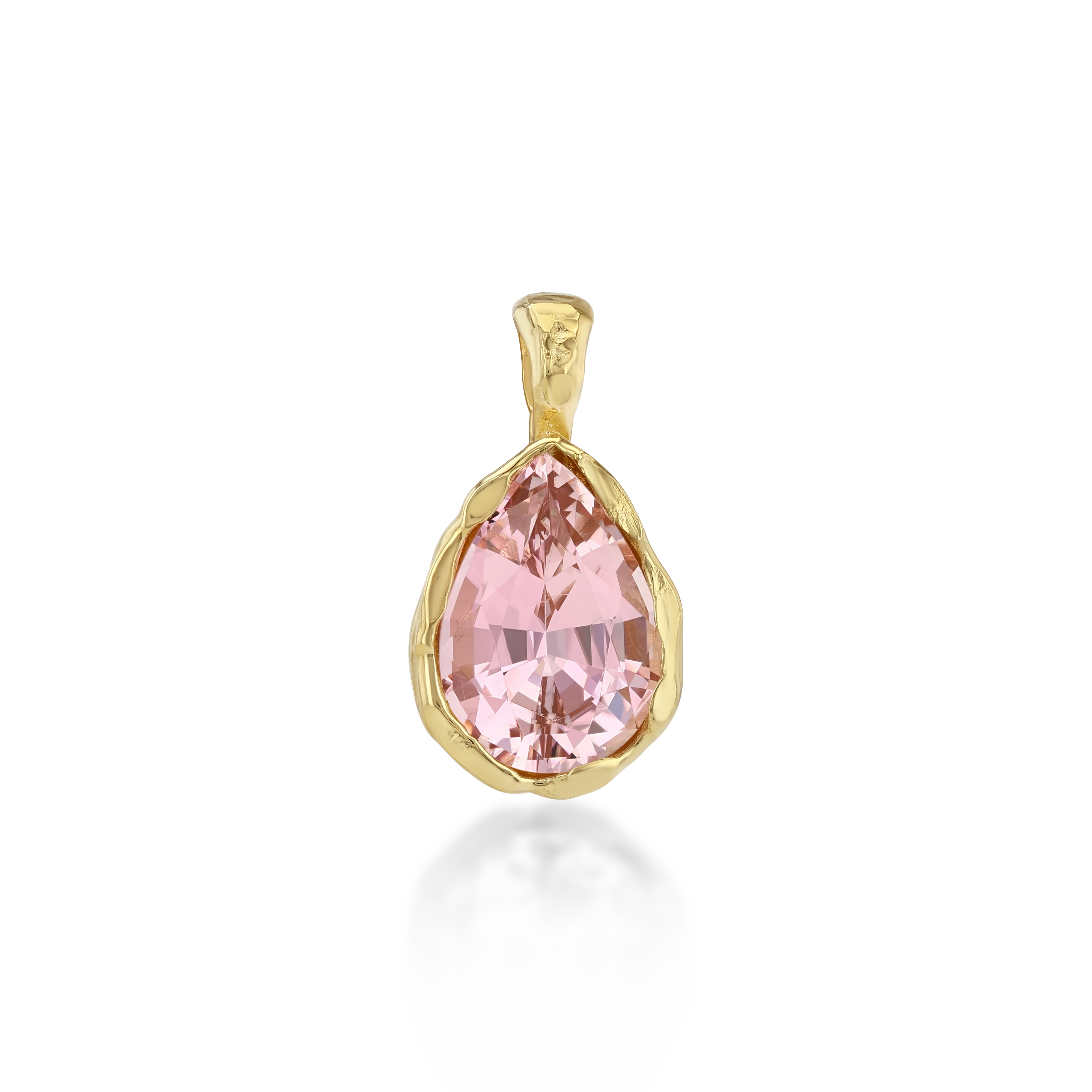 Golden Hour Charm in Baby Pink Tourmaline, image 1 of 4
