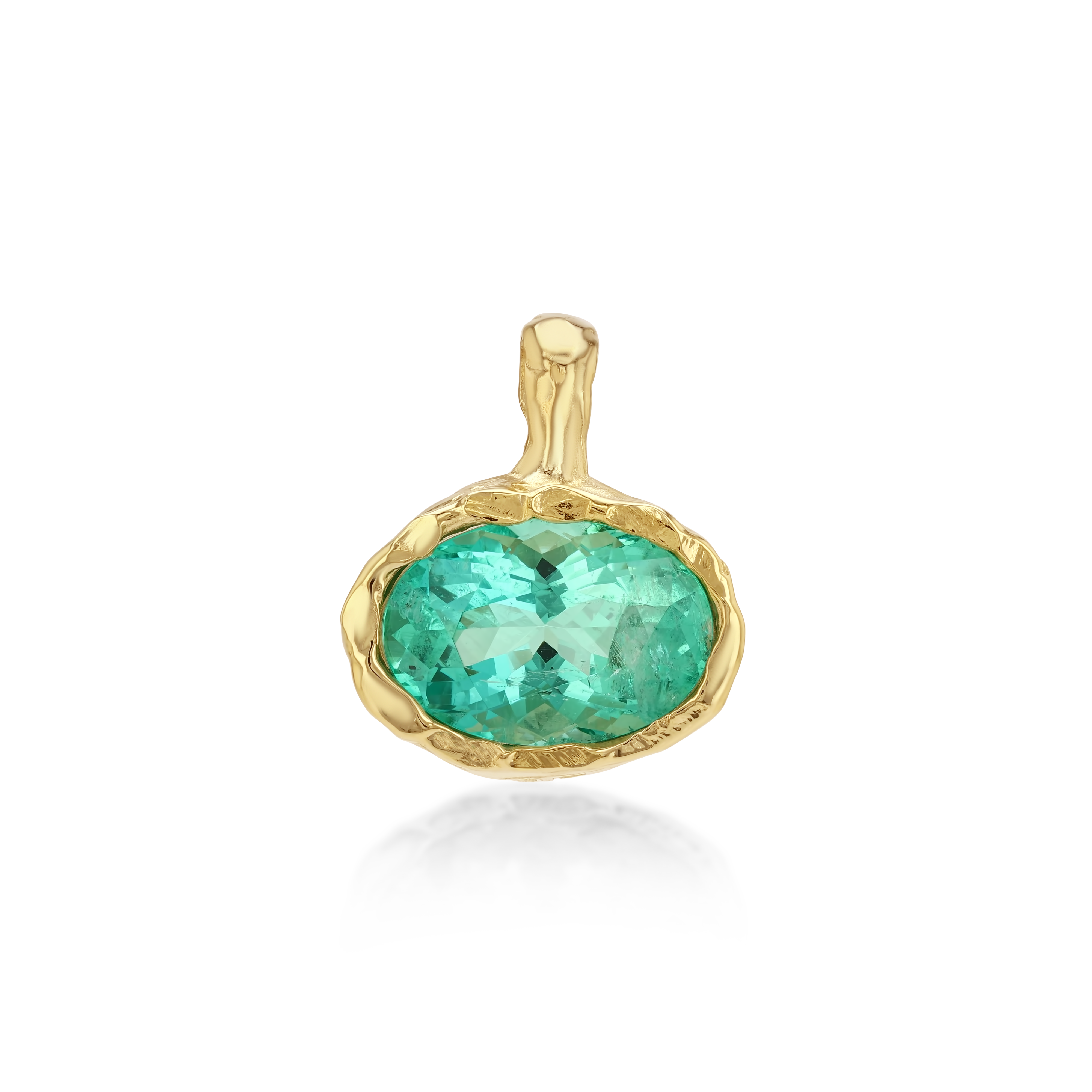 Golden Hour Charm in Lagoon Emerald, image 1 of 5