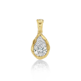 Petite Golden Hour Pear Bezel Drop