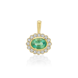 Petite East West Heirloom Pendant in Lucky