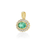 Petite East West Heirloom Pendant in Lucky