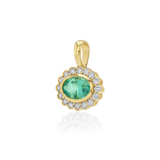 Petite East West Heirloom Pendant in Lucky