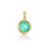 Golden Hour Charm in Minty Emerald (Round)