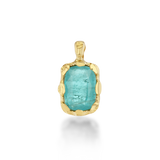 Golden Hour Charm in Seafoam Tourmaline