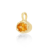Golden Hour Charm in Orange Garnet