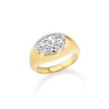 East West Oval Dome Ring
