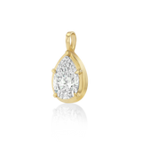 Pear Georgian Diamond Drop Charm