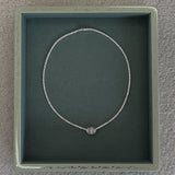 The Mega Oval Solitaire Necklace