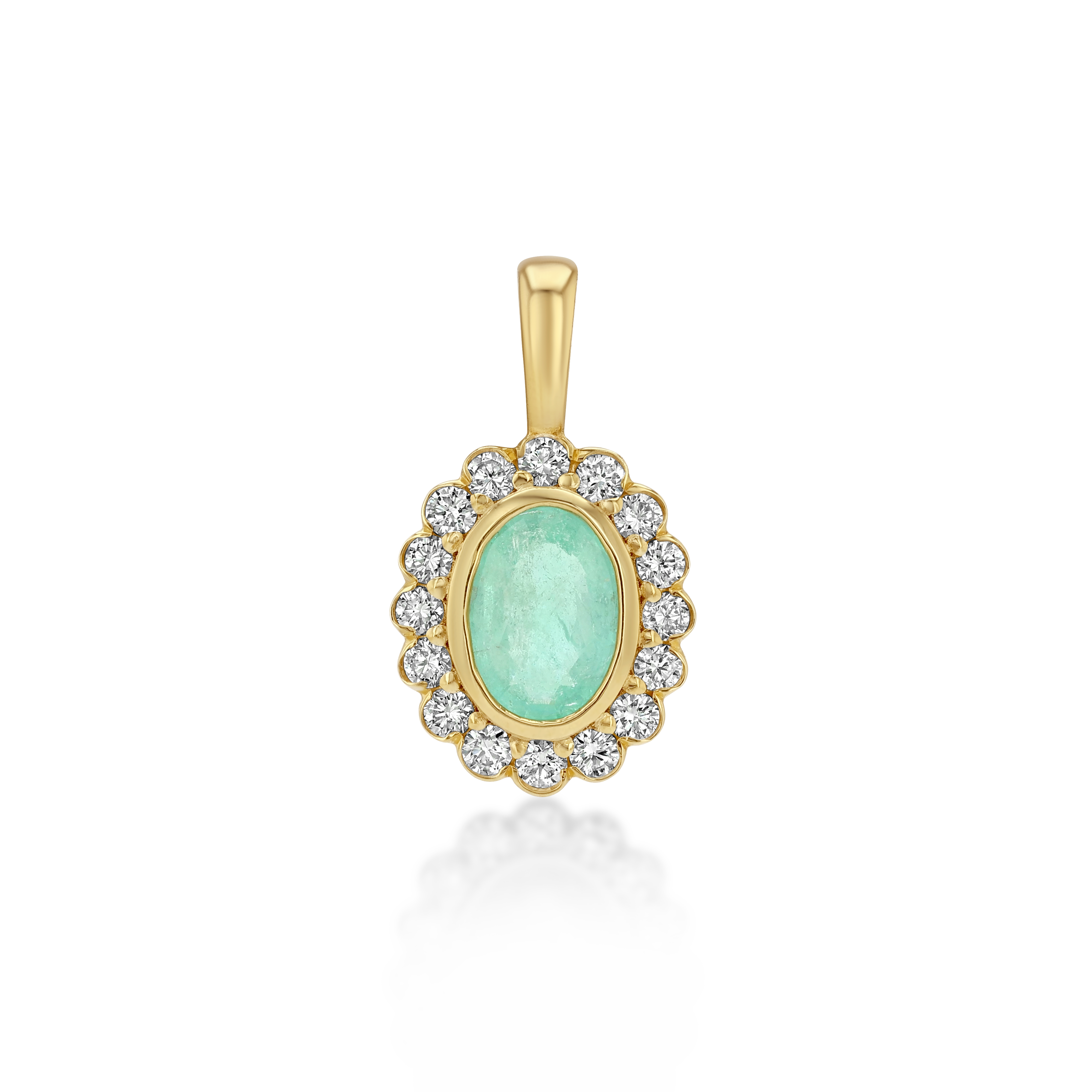 Petite Heirloom Pendant in Seafoam, image 1 of 6