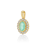 Petite Heirloom Pendant in Seafoam
