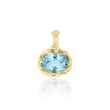 Golden Hour Charm in Aquamarine