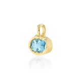 Golden Hour Charm in Aquamarine