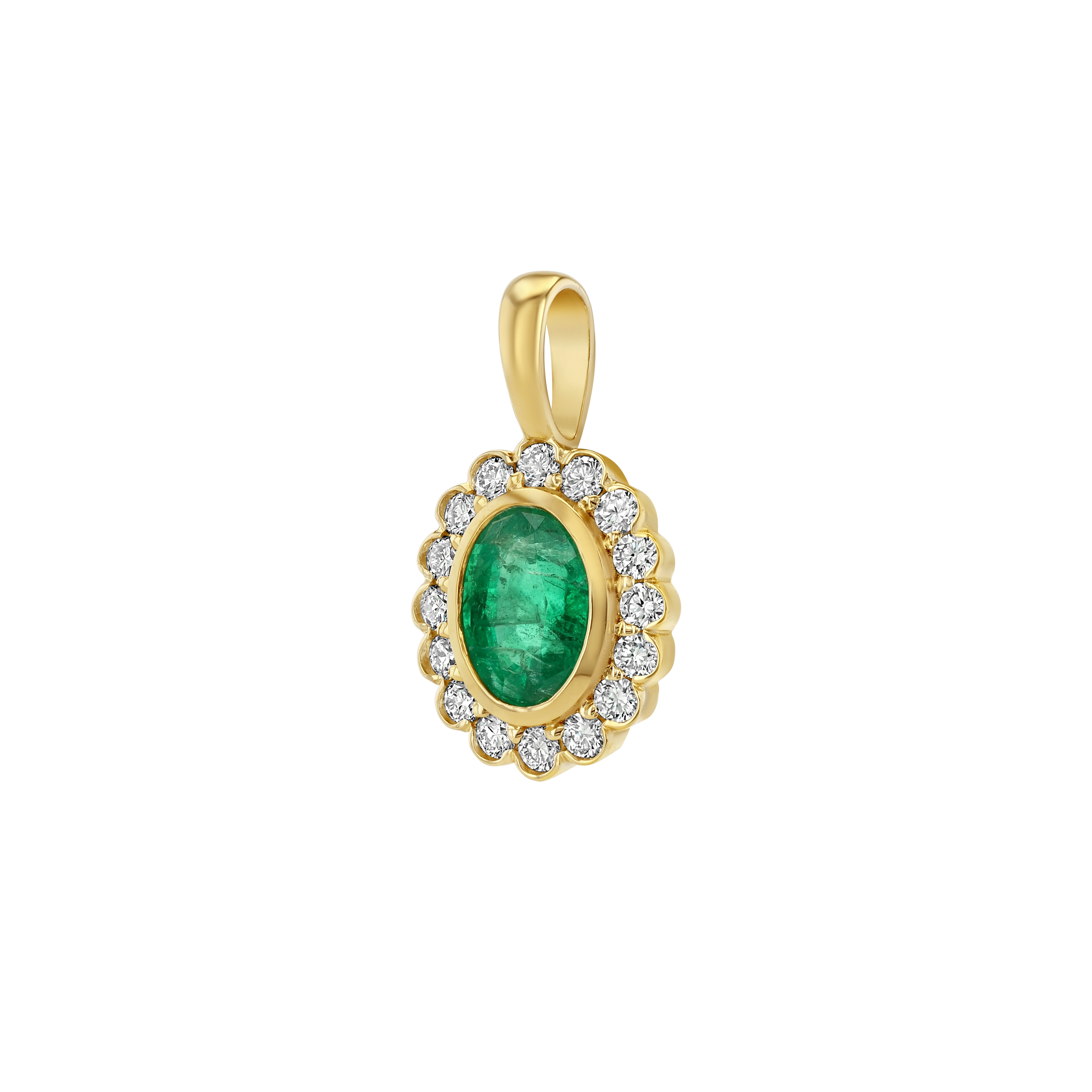 Petite Heirloom Pendant in Lucky, image 2 of 2