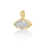 Petite Signature Marquise Diamond Bezel Drop