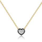 Heart Georgian Necklace on Classic Chain