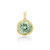 Golden Hour Charm in Round Honeydew Tourmaline