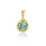 Mini Golden Hour Charm in Minty Green Tourmaline