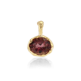 Golden Hour Charm in Deep Rhodolite Garnet