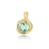 Golden Hour Charm in Round Honeydew Tourmaline