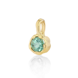 Mini Golden Hour Charm in Minty Green Tourmaline