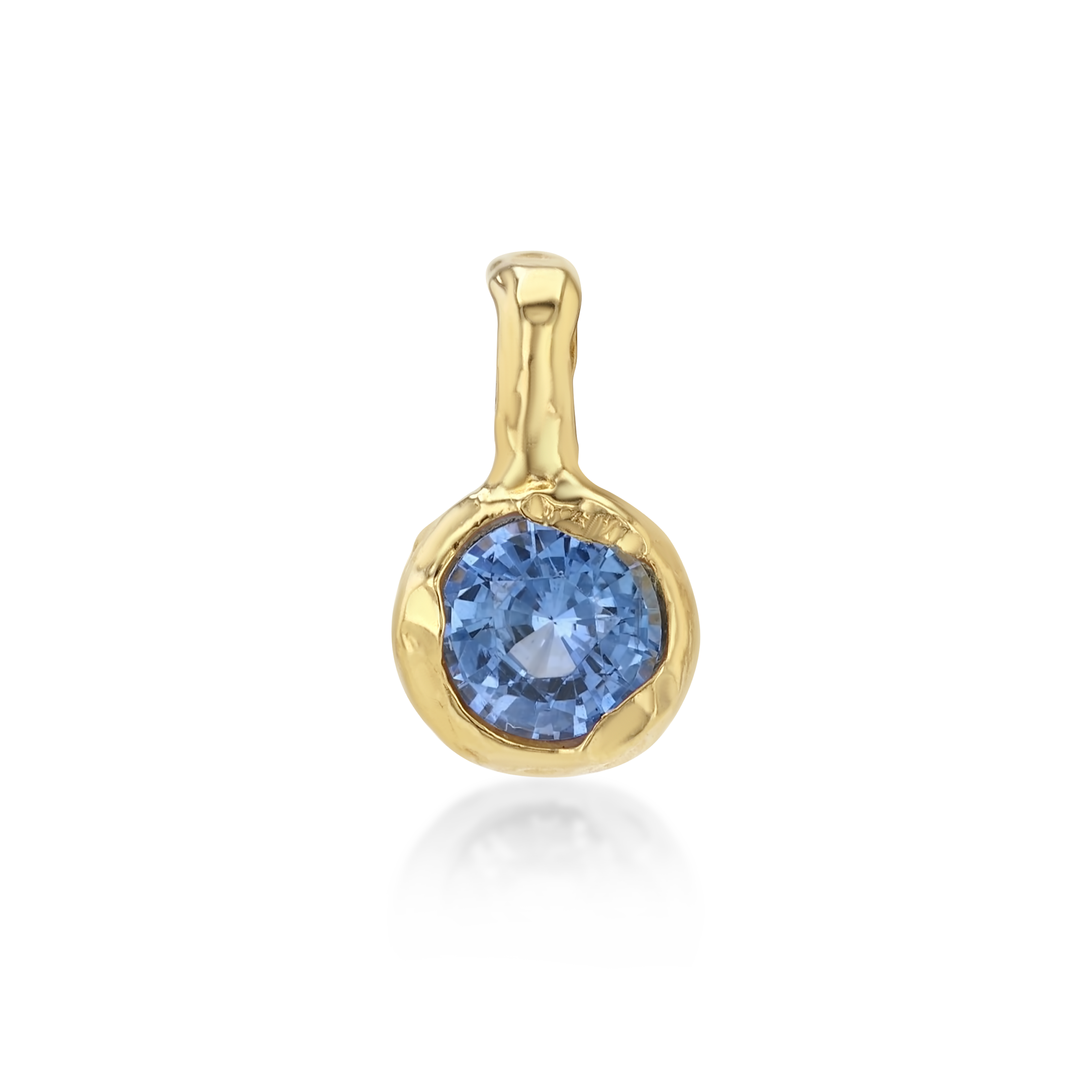 Mini Golden Hour Charm in Ceylon Sapphire, image 1 of 3