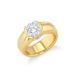 Brillant Round Amelia Bezel Ring
