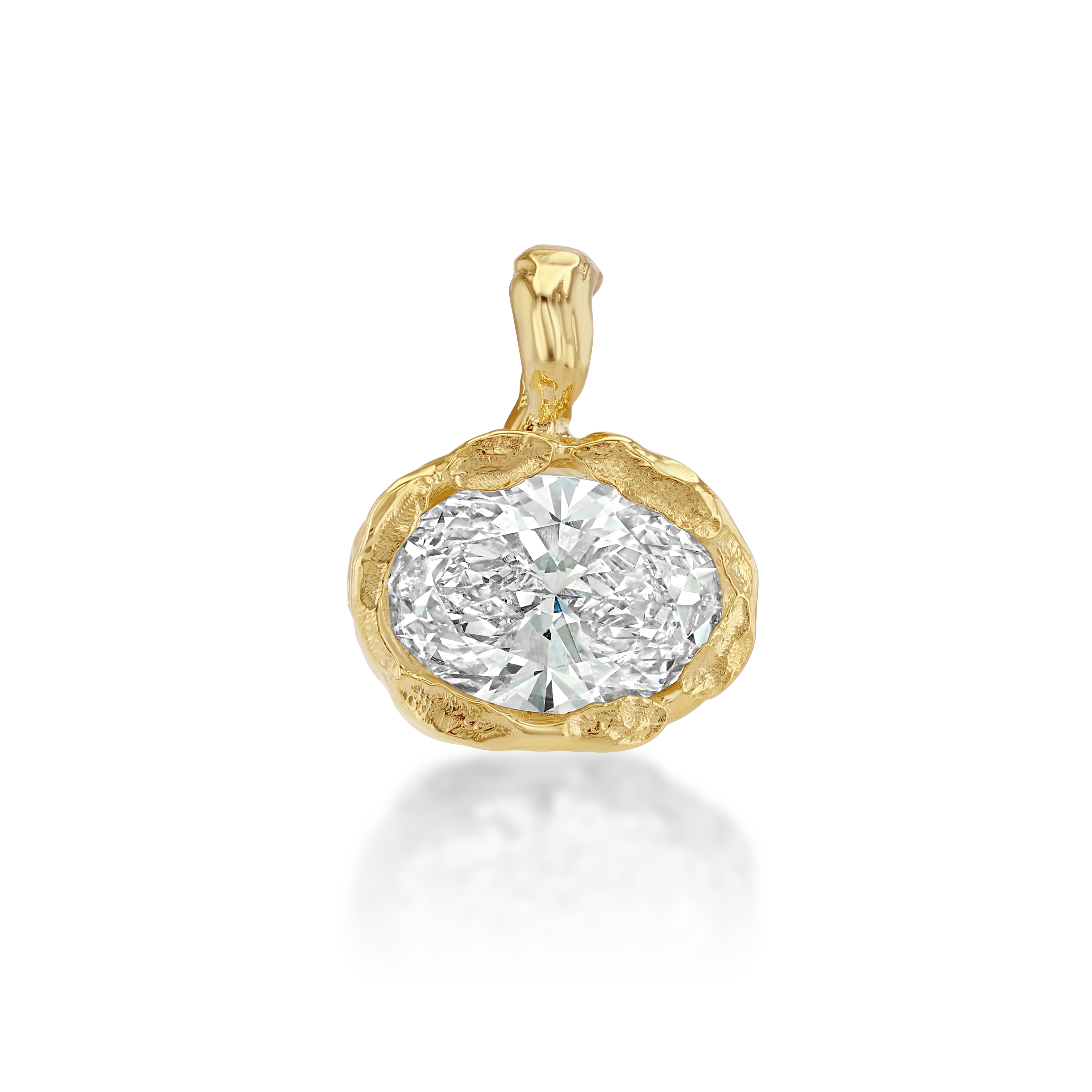 Golden Hour Oval Bezel Drop, image 1 of 6