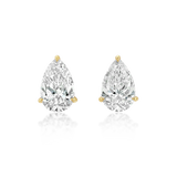 Real Fine Signature Pear Studs