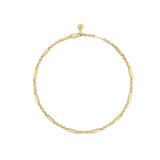 Hampton Anklet featuring a petite version of the brand’s signature chain, designed to be sleek, minimal, and fluid for everyday wear. Can be worn alone or paired with a charm.