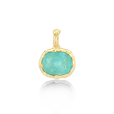 Golden Hour Charm in Sea Foam Tourmaline