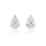 Real Fine Signature Pear Studs