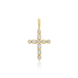 Mini Golden Hour Cross in Diamond