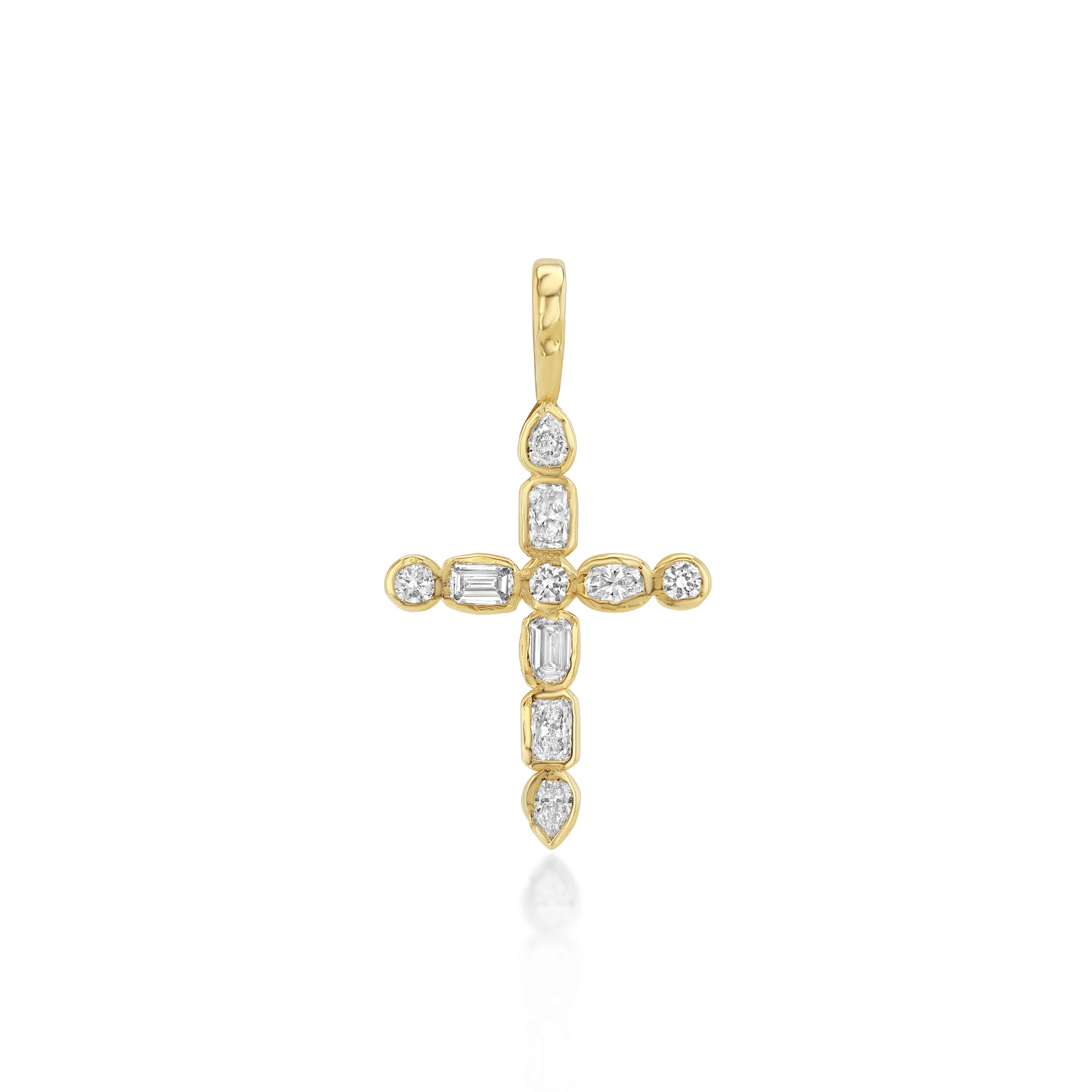 Mini Golden Hour Cross in Diamond, image 1 of 4