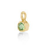 Mini Golden Hour Charm in Green Tourmaline