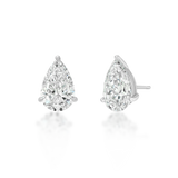 Real Fine Signature Pear Studs