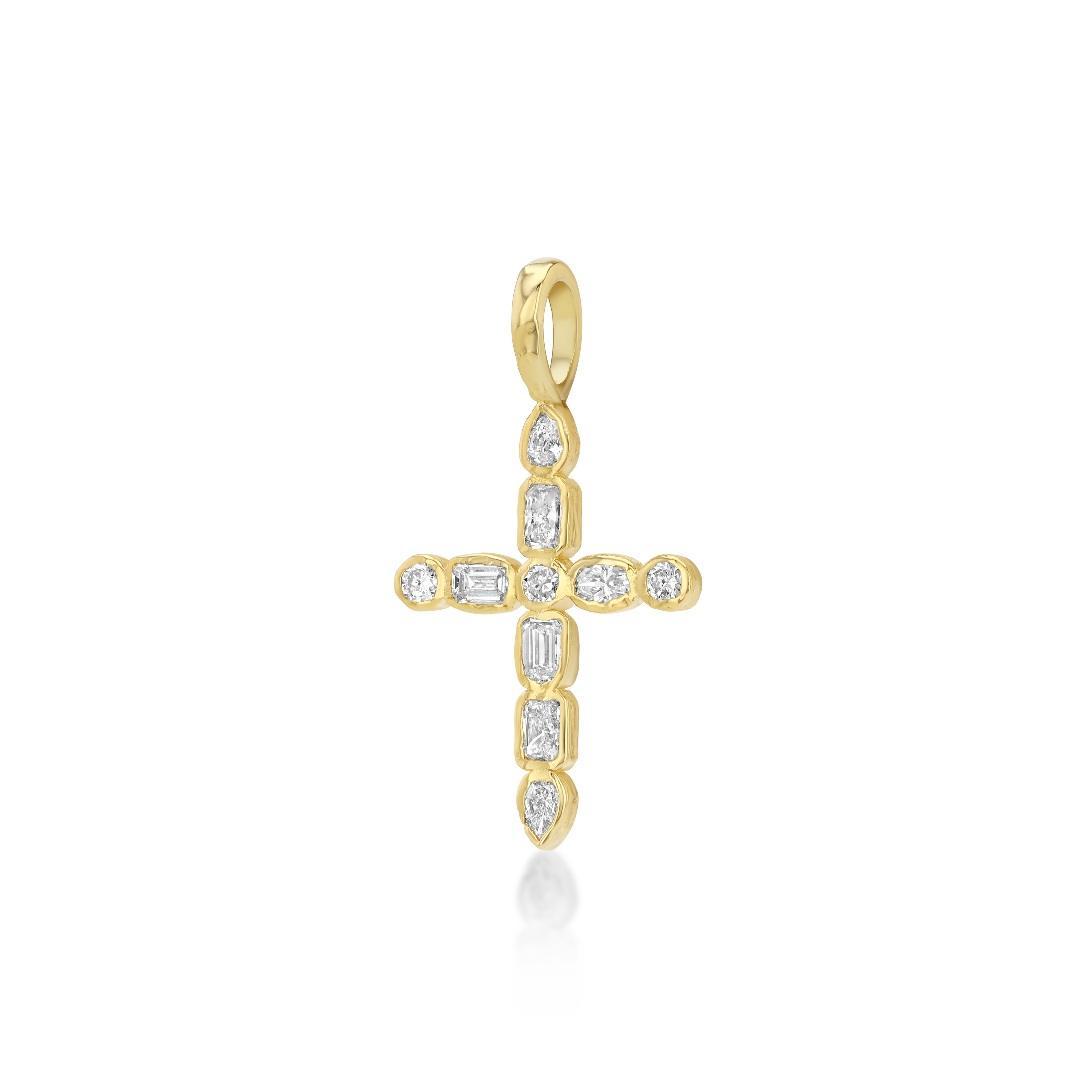 Mini Golden Hour Cross in Diamond, image 3 of 4