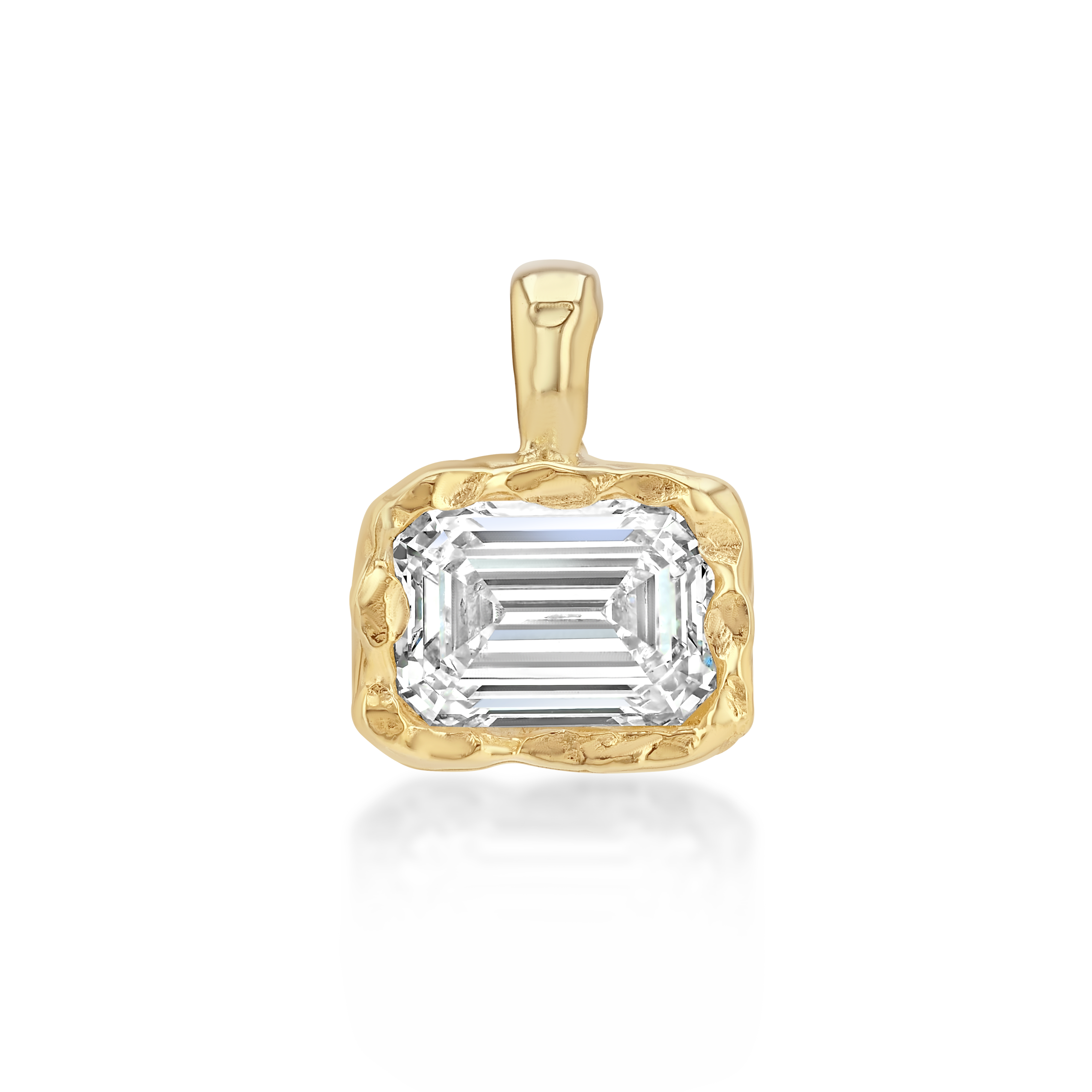 Golden Hour Emerald Bezel Drop, image 1 of 8