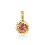 Mini Golden Hour Charm in Peach Tourmaline