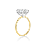 Elongated Cushion Diamond Ring