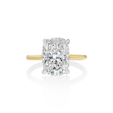 Elongated Cushion Diamond Ring