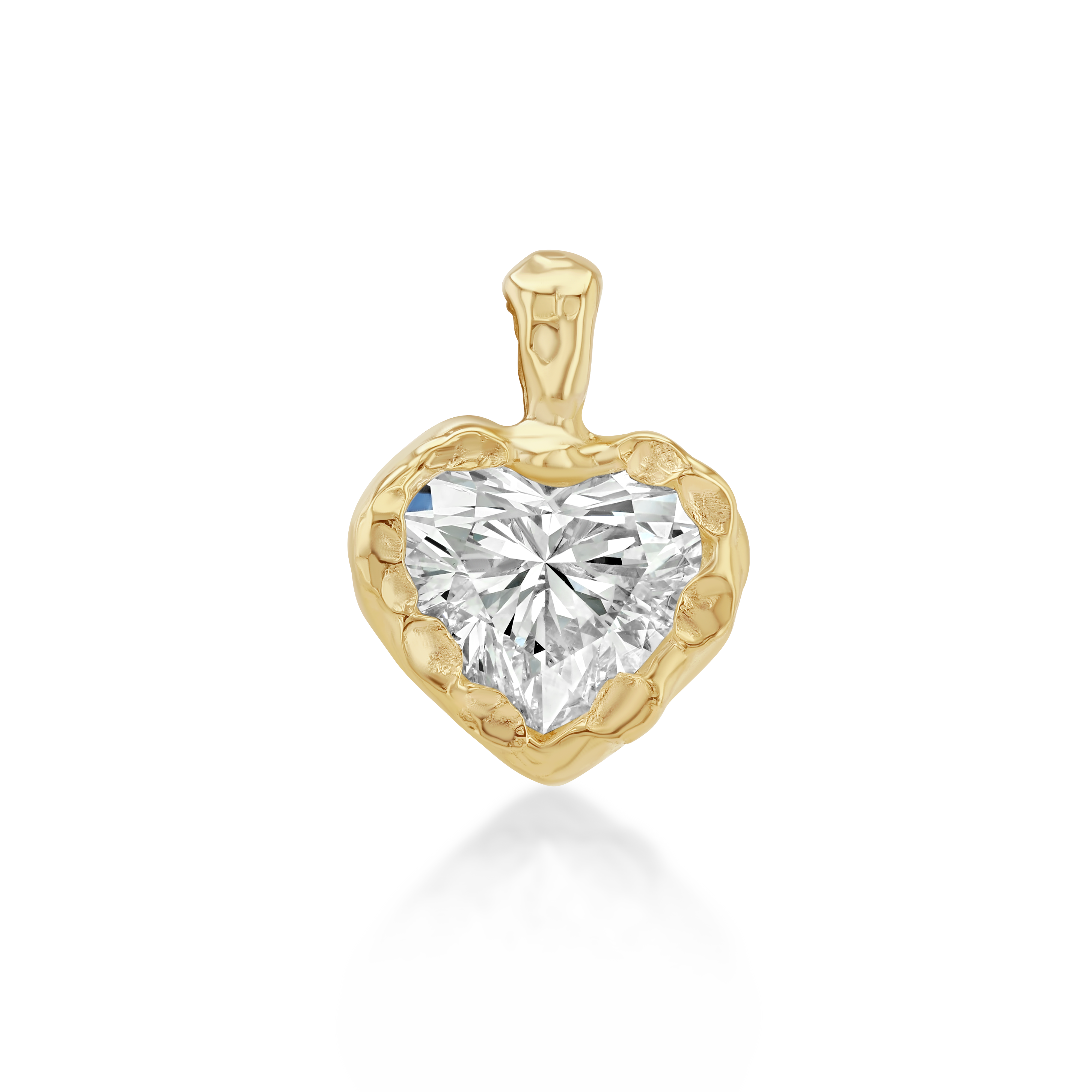 Golden Hour Heart Bezel Drop, image 1 of 10