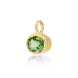 Golden Hour Charm in Green Tourmaline