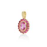 Petite Heirloom Pendant in Peony