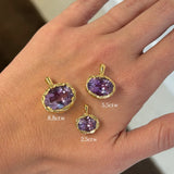 Golden Hour Charm in Lilac Amethyst