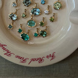 Golden Hour Charm in Lagoon Emerald