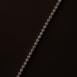 Three-Prong Diamond Tennis Bracelet