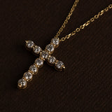 Cross My Heart Diamond Necklace