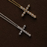 Cross My Heart Diamond Necklace